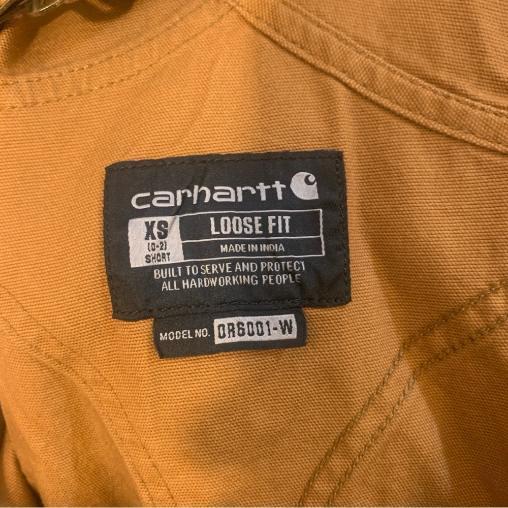 Carhartt Ashland Bib Work Overall Double Knee Rugged Flex Loose Fit - Picture 6 of 16